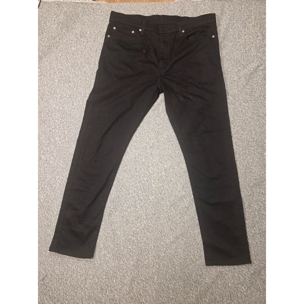 Levi Strauss @ Co Premium Black Waterless Straight Men Jean Waist 38 Length 32